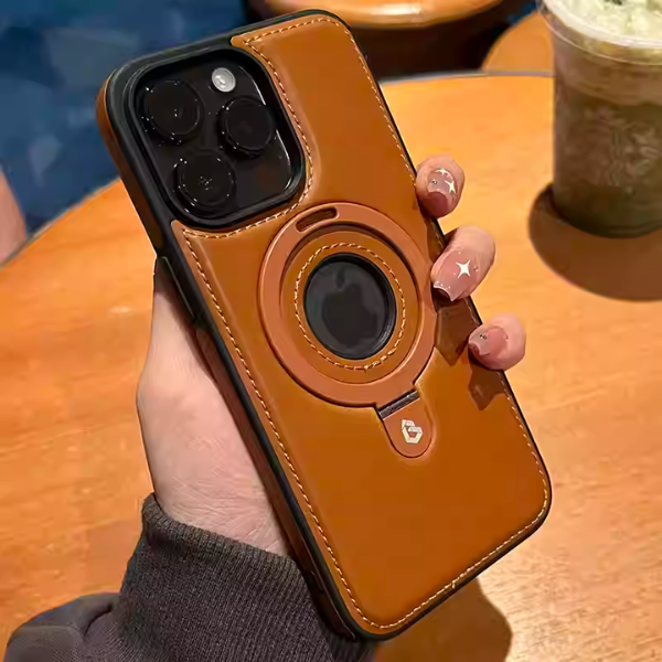 Étui Magnétique en Cuir Luxe TM