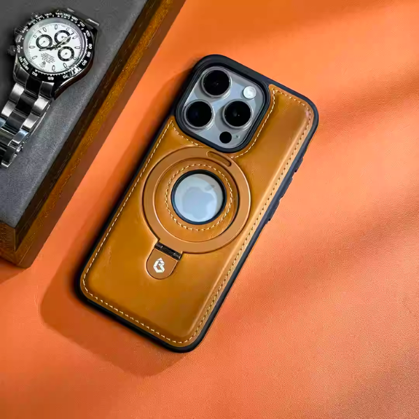 Étui Magnétique en Cuir Luxe TM