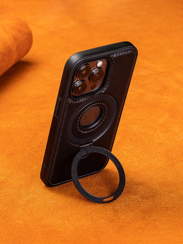 Étui Magnétique en Cuir Luxe TM