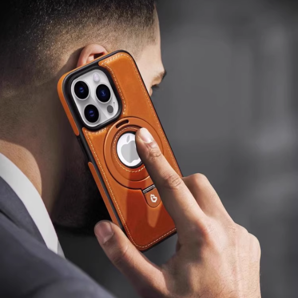 Étui Magnétique en Cuir Luxe TM